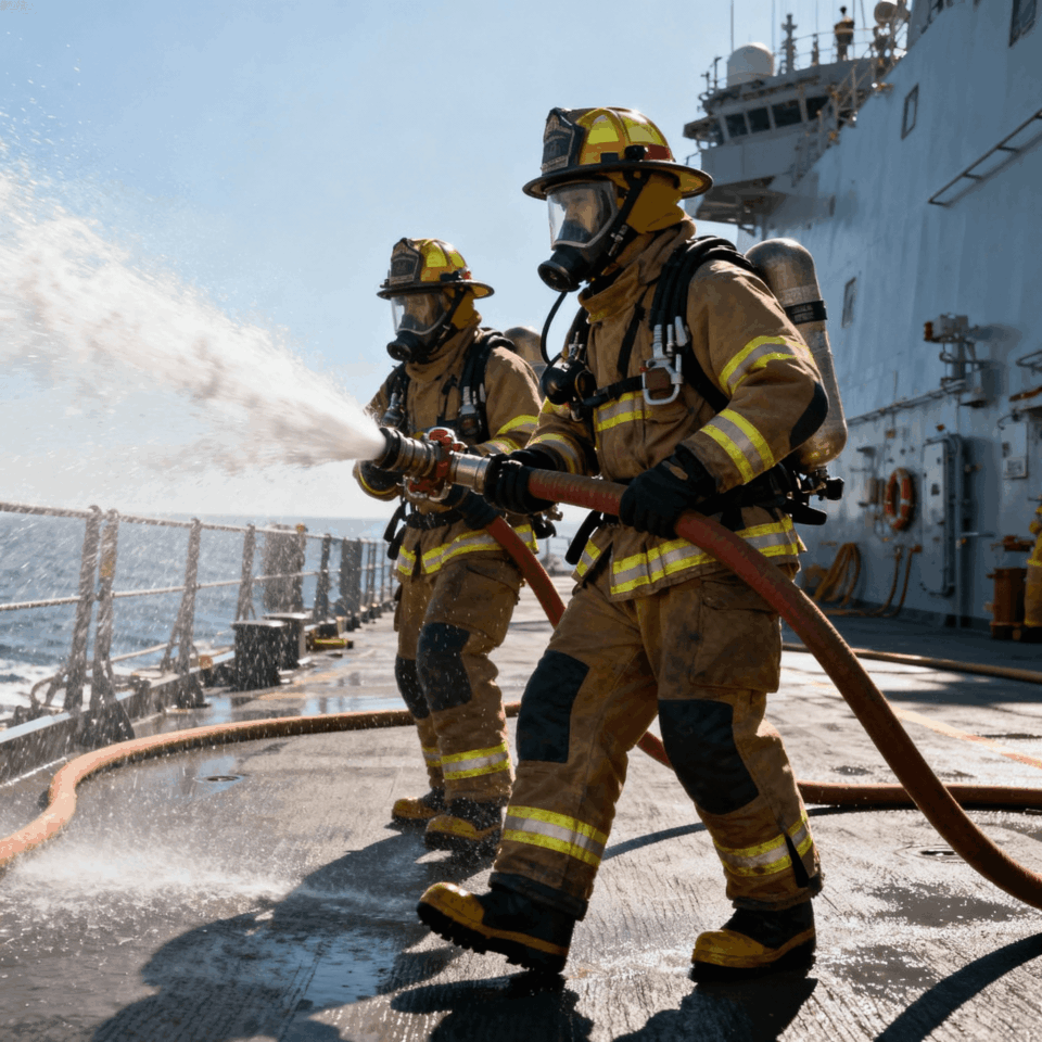 Advanced Fire Fighting — расширенный курс по борьбе с пожарами на судне
