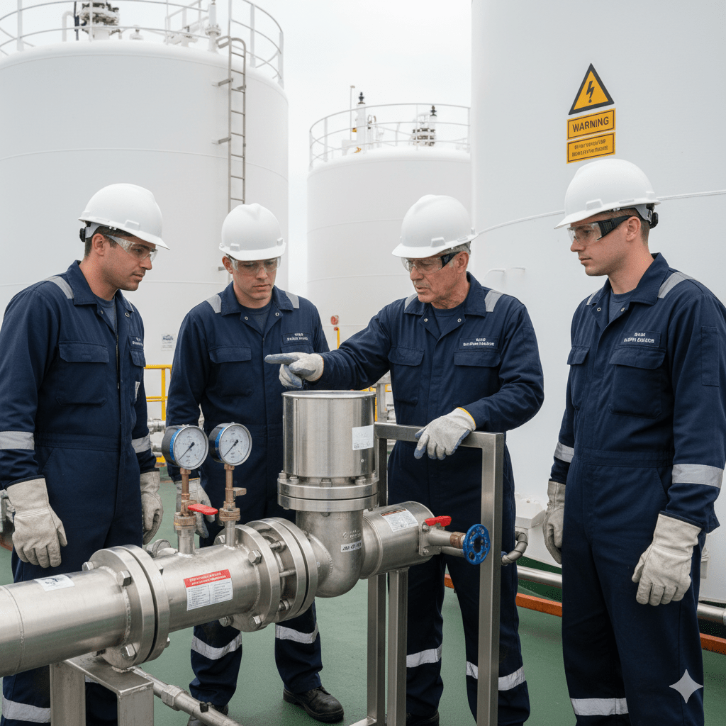 Начальная подготовка капитанов и лиц командного состава, обязанности которых касаются безопасности, связанной с топливом, с использованием топлива или реагированием в чрезвычайной ситуации, связанной с топливом, на судах, на которые распространяется действие Кодекса судов с газовым топливом (IGF)