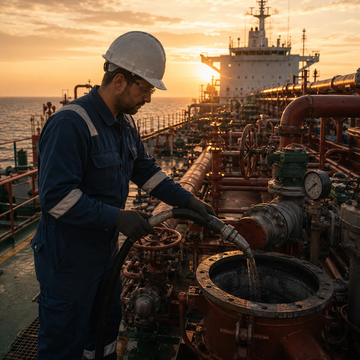 Crude Oil Washing (COW) – курс для моряків нафтових танкерів