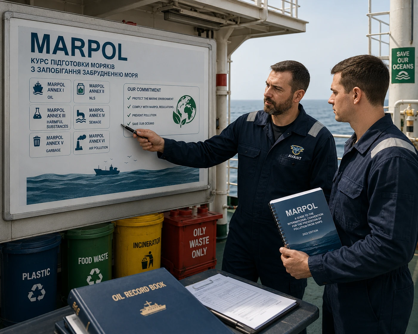 MARPOL – курс підготовки моряків з запобігання забрудненню моря