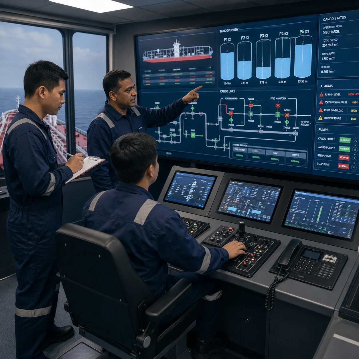 Tanker Cargo Operations Simulator Training Course